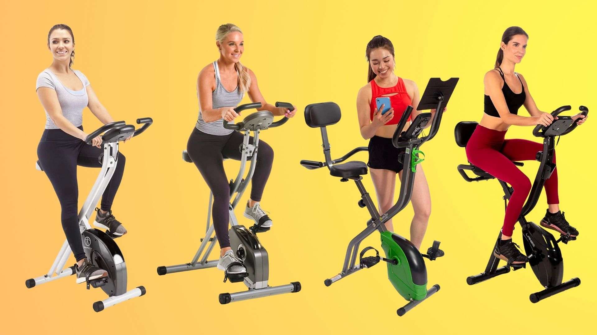 Details about   3in1 Home Exercise Folding Bike Stationary Compact Magnetic Upright App Control; 
