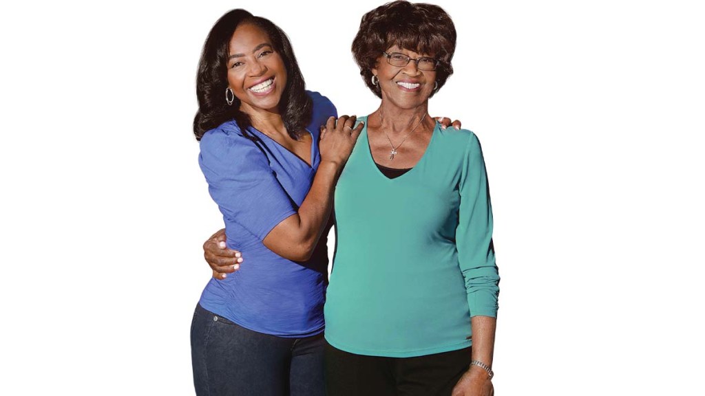 Denise King and her mother