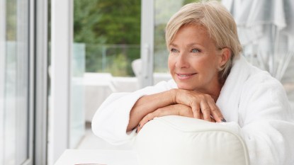 Woman Relaxing At Home