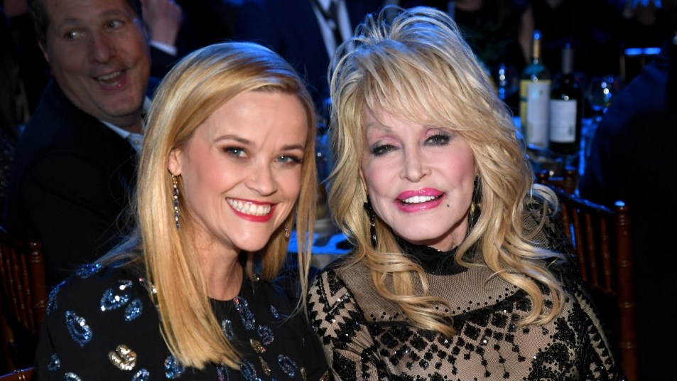 Dolly Parton and Reese Witherspoon in 2019
