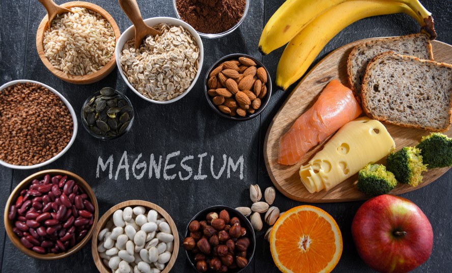 A range of foods that are high in magnesium including nuts and nut butter that will help alleviate anxiety and stress