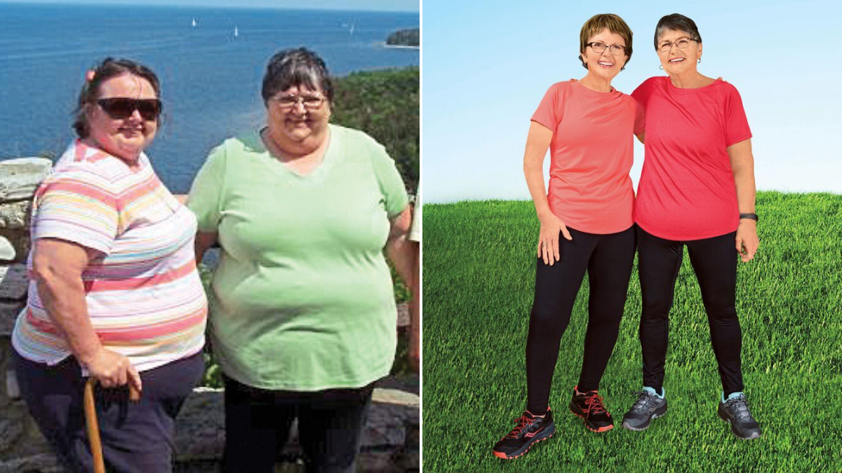 These Two Sisters Walked Off 373 Lbs – Here’s How Walking Poles Helped Them Succeed 