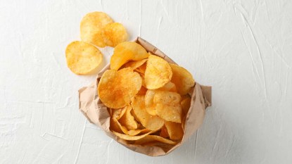 Baked potato chips story image