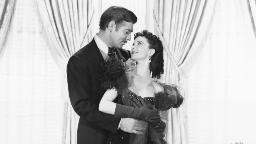 Clark Gable and Vivien Leigh in Gone With the Wind
