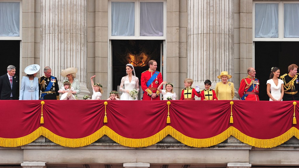 The Royal Family on the Balcony of Buckingham Palace