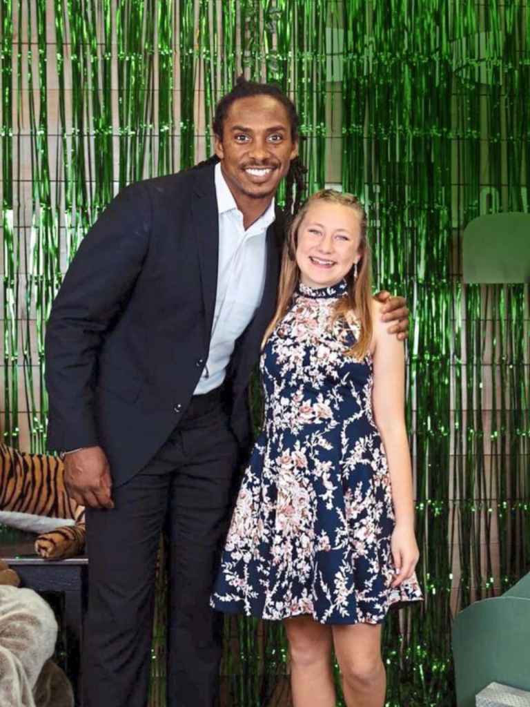 Anthony Harris with Audrey Soape at the dance