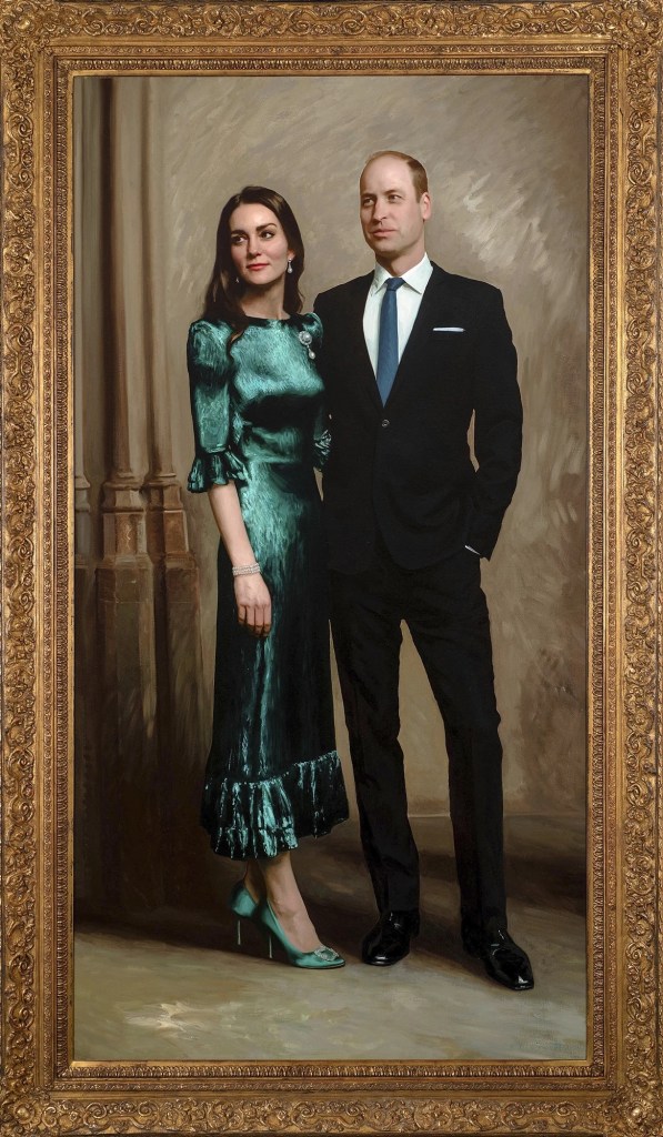 Prens William ve Düşes Kate'in İlk Resmi Portresi