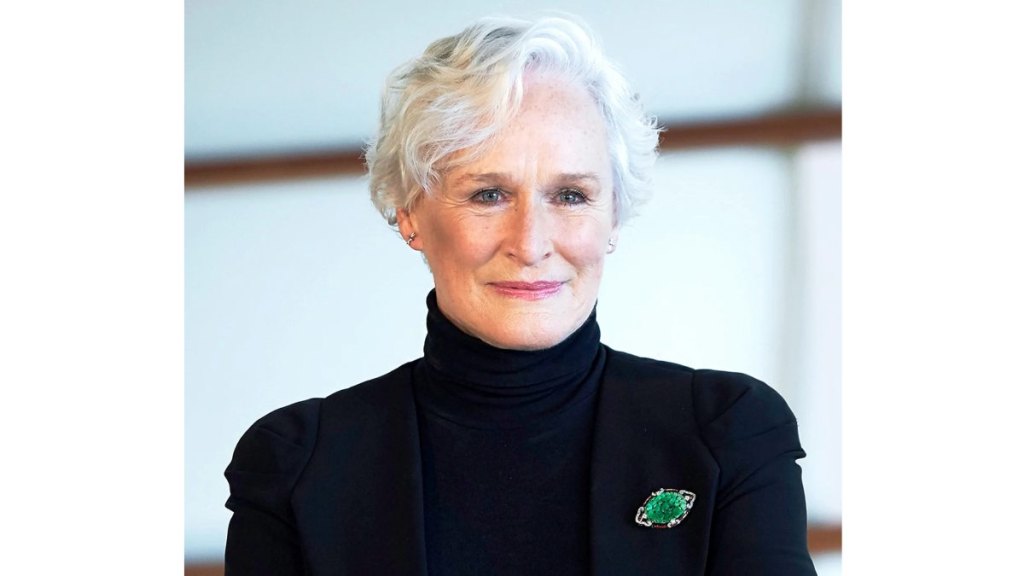 Glenn Close with a pixie bob haircut