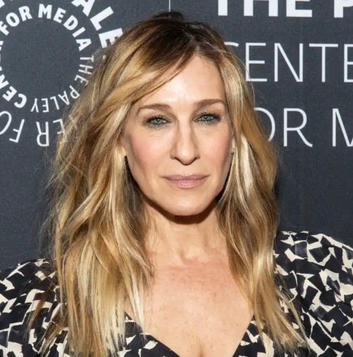 Sarah Jessica Parker with layered side part