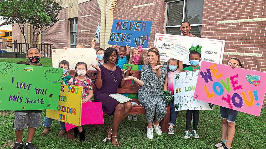 Wanda Smith and Jenna Bush Hager