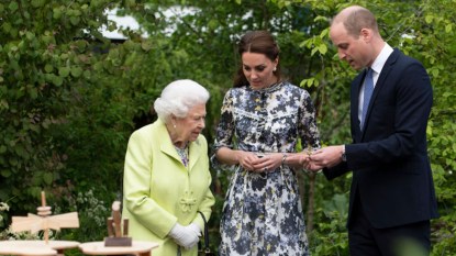 William, Kate and the Queen