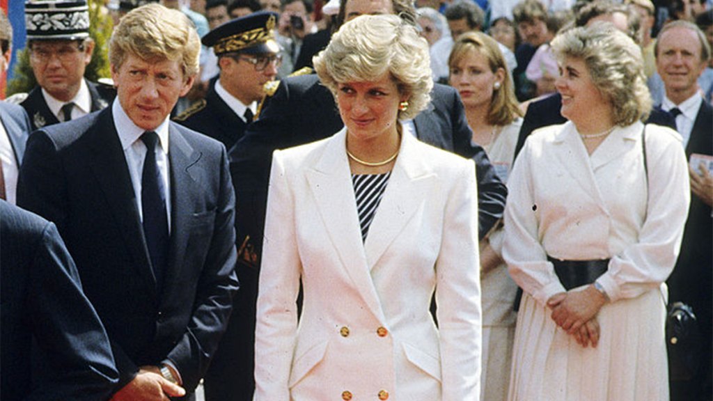 Princess Diana attending Cannes Film Festival