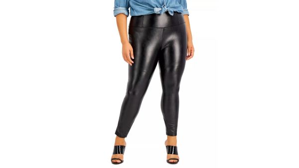 20 Best Faux Leather Leggings for Women Over 50 | Woman's World