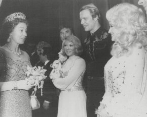 The Queen with Shari Lewis, David Soul, and Dolly Parton