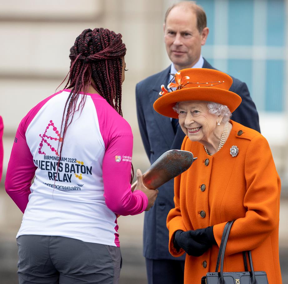 Queen Elizabeth and Kadeena Cox