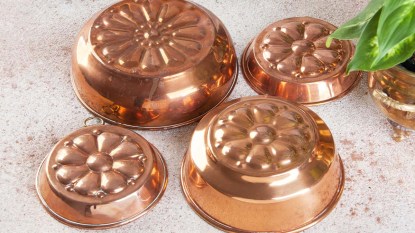 Antique copper molds