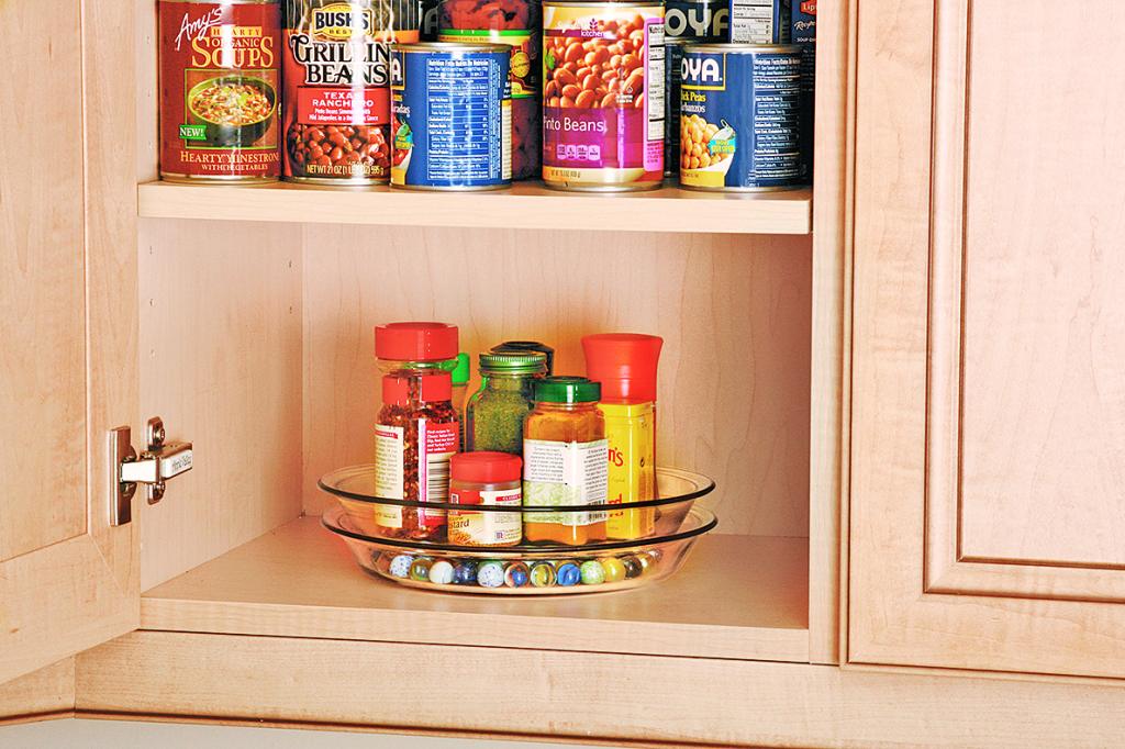lazy susan spice rack