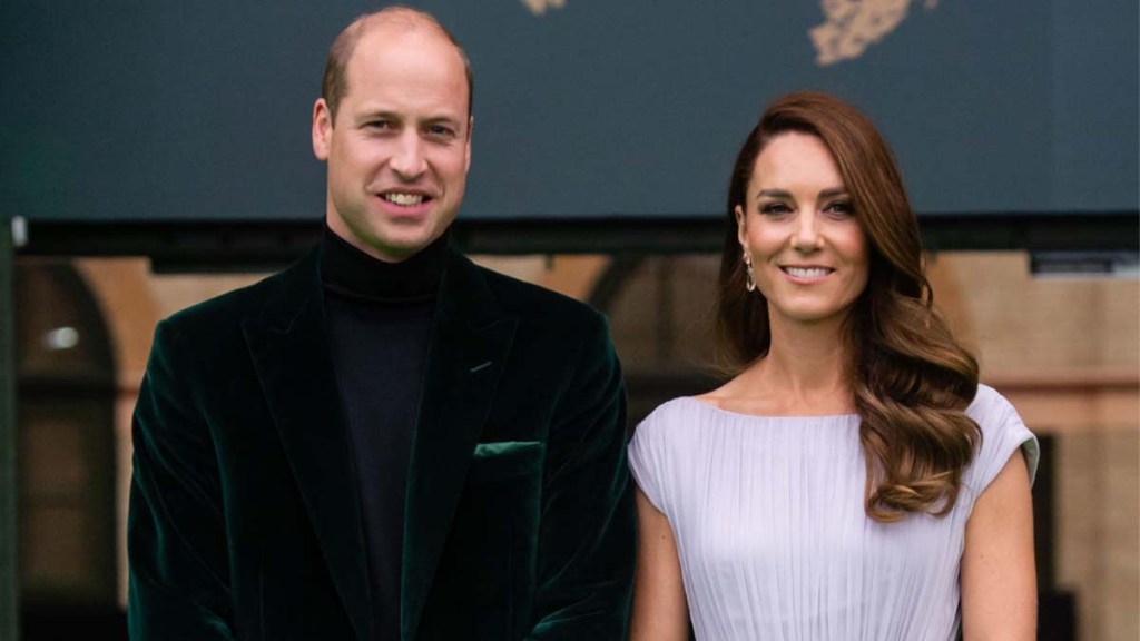 Prince William and Kate Middleton at the Earthshot Awards