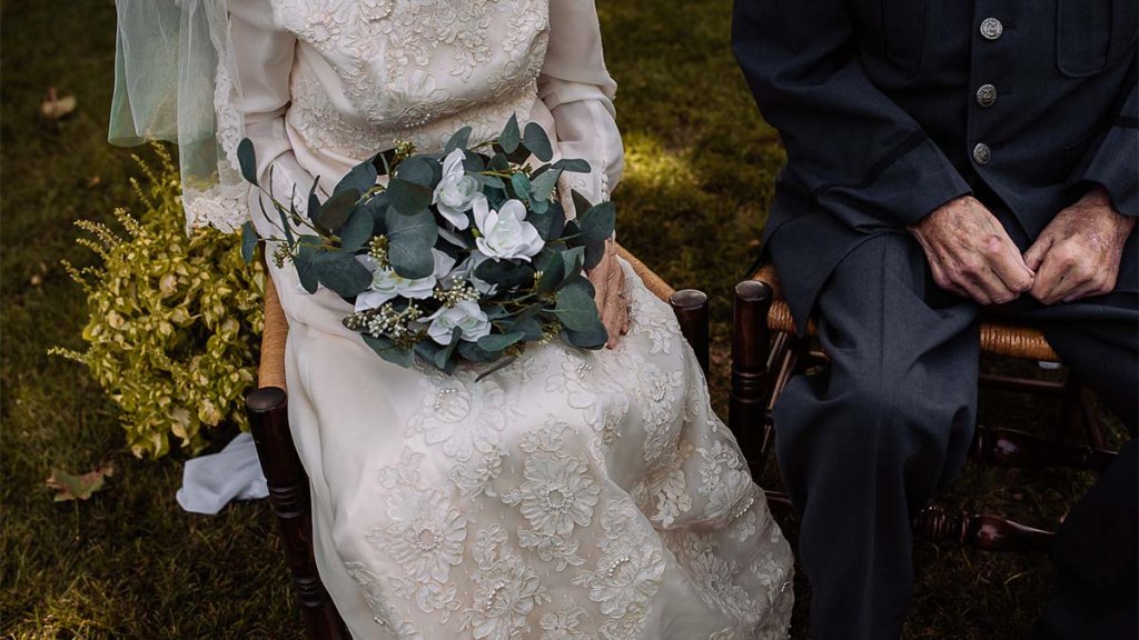 Royce and Frankie King sitting beside each other