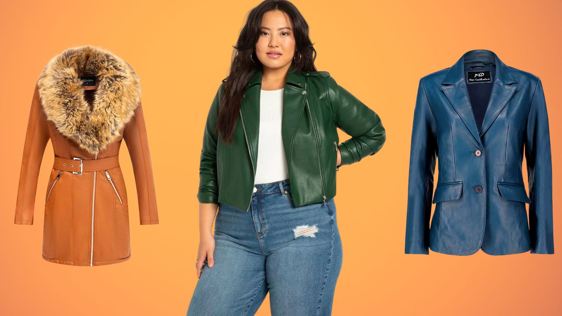 Best Plus Size Leather Jackets of 2022 | Woman