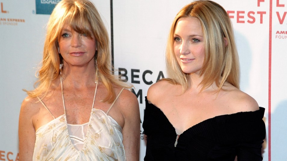 Goldie Hawn and Kate Hudson attend the screening of RAISING HELEN at the Tribeca Performing Arts Center for the 2004 Tribeca Film Festival May 1, 2004 in New York City