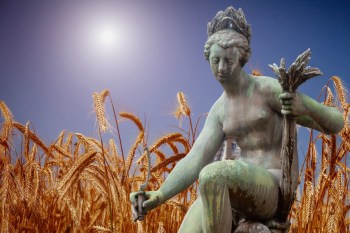 Ancient Greek and Roman goddess of fertility and agriculture, Demeter