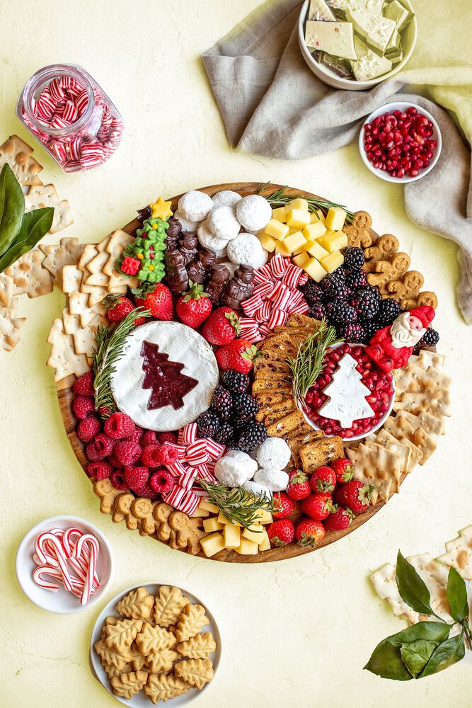 Stylish Sweet & Savory Holiday Board