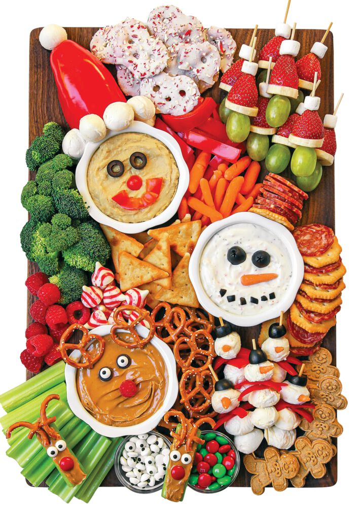 Holly Jolly Seasonal Snack Board