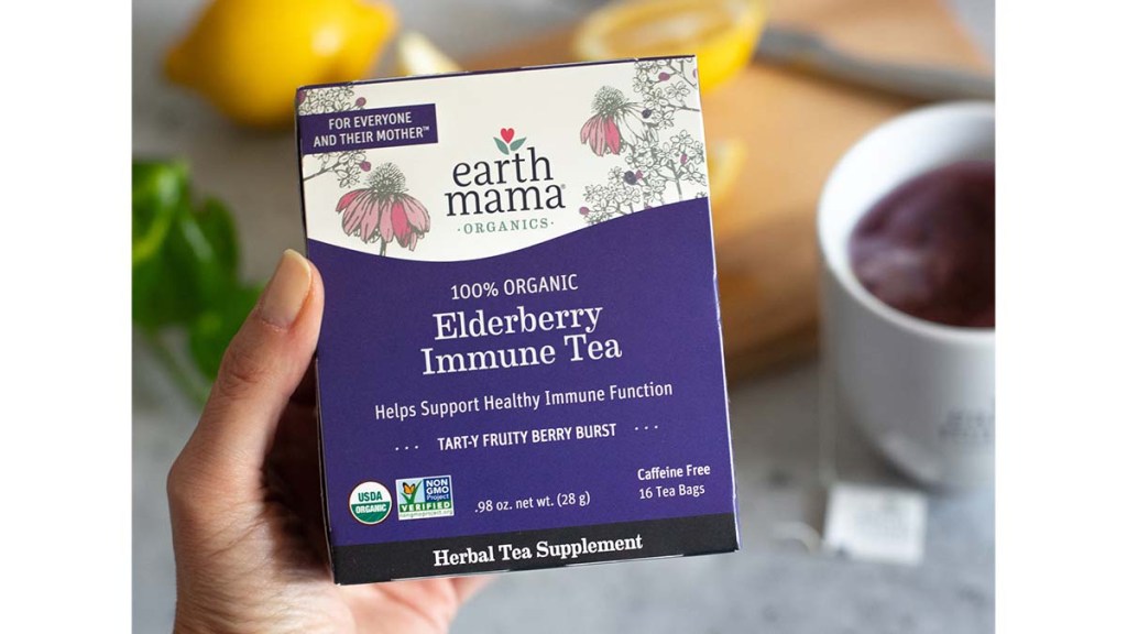 Organic Elderberry Immune Tea - Earth Mama Organics