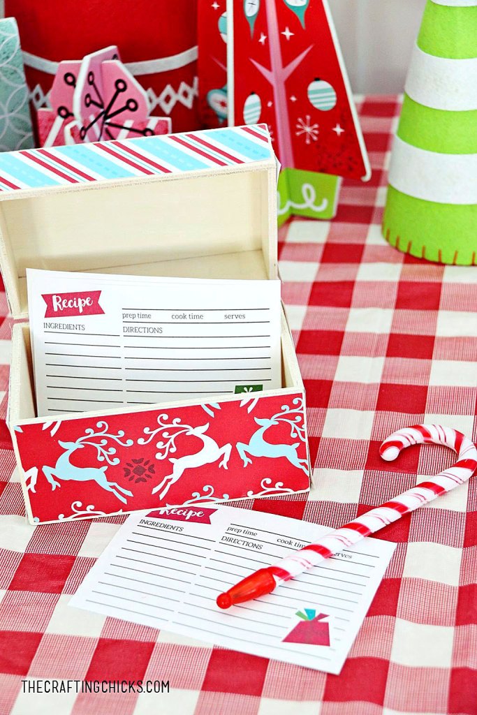 cookie party recipe cards