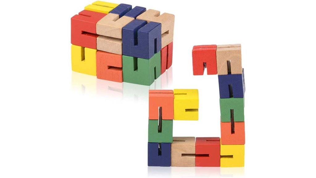 ArtCreativity Wooden Twist Cubes