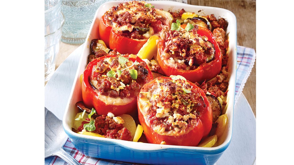 Bolognese Stuffed Peppers
