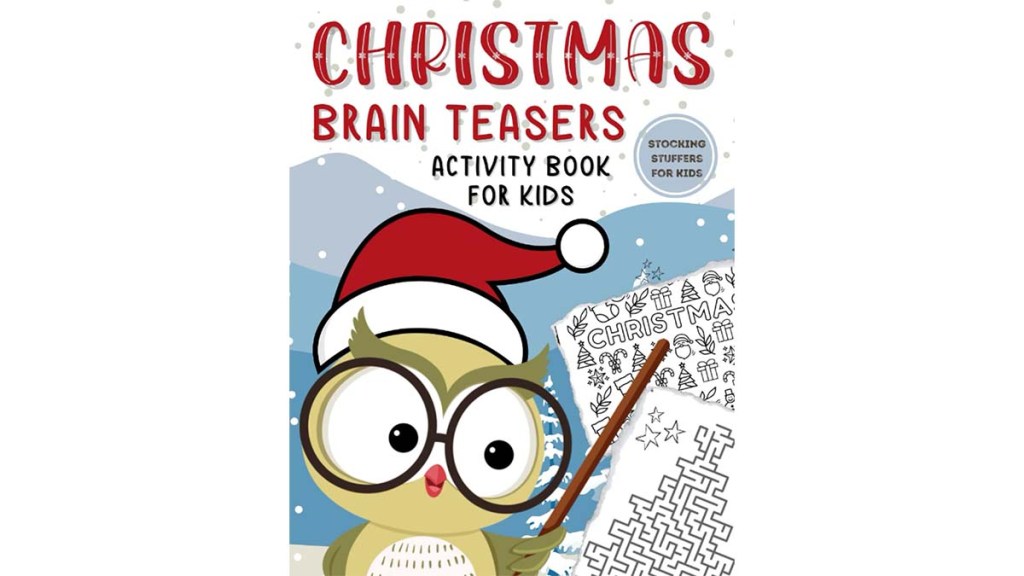 Christmas Brain Teaser Activity Book for Kids