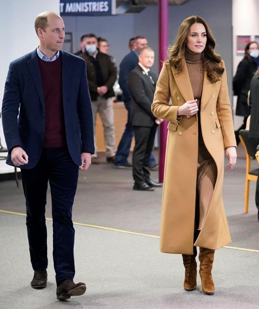 Prince William and Kate Middleton at a royal engagement