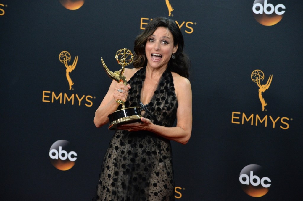 Actress Julia Louis-Dreyfus at the 68th Primetime Emmy Awards at the Microsoft Theatre L.A. Live