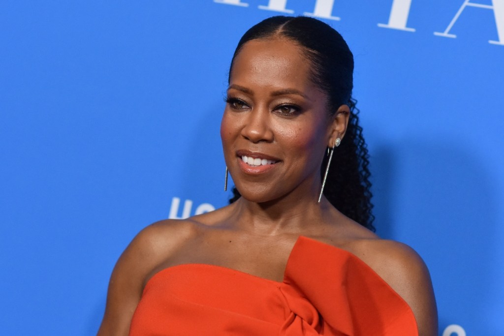 Regina King arrives to the Hollywood Foreign Press Association’s Annual Grants Banquet on August 9, 2018