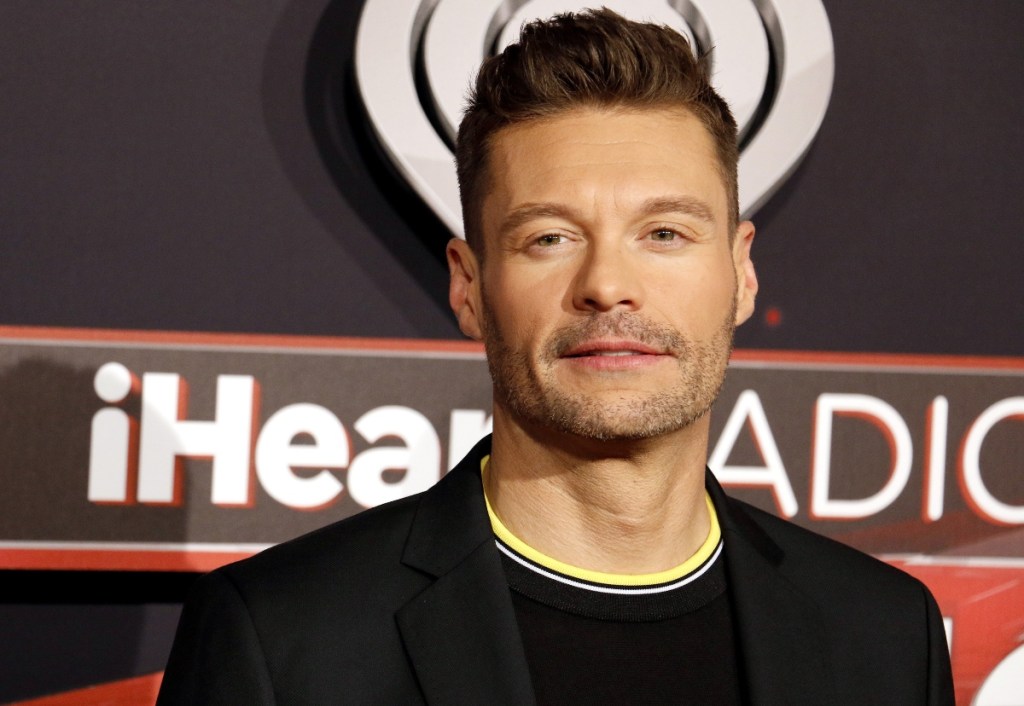 Ryan Seacrest at the 2017 iHeartRadio Music Awards held at the Forum