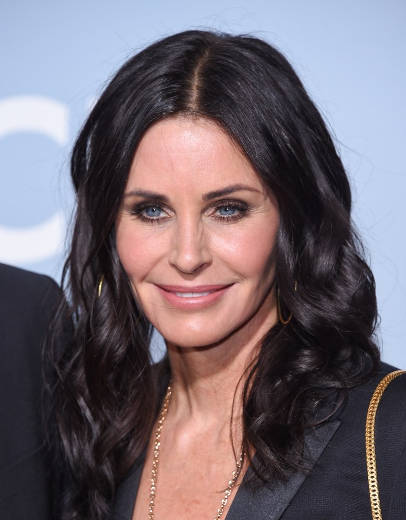 Courteney Cox arrives for the UCLA Hollywood for Science Gala on February 21, 2019 in Los Angeles, CA