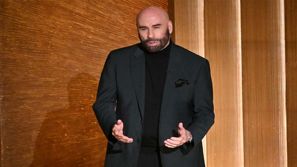 John Travolta at the 2023 Oscars