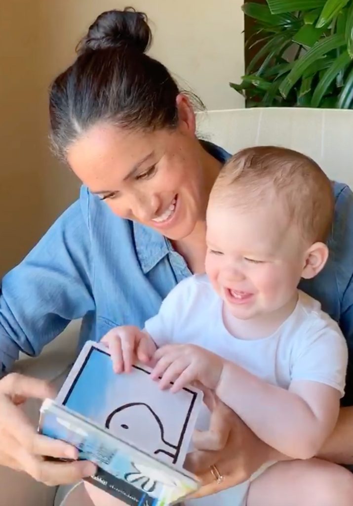 Meghan Markle reads to son Archie on his 1st birthday