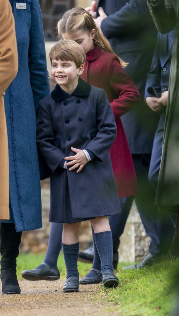 Prince Louis at the Royal family Christmas service