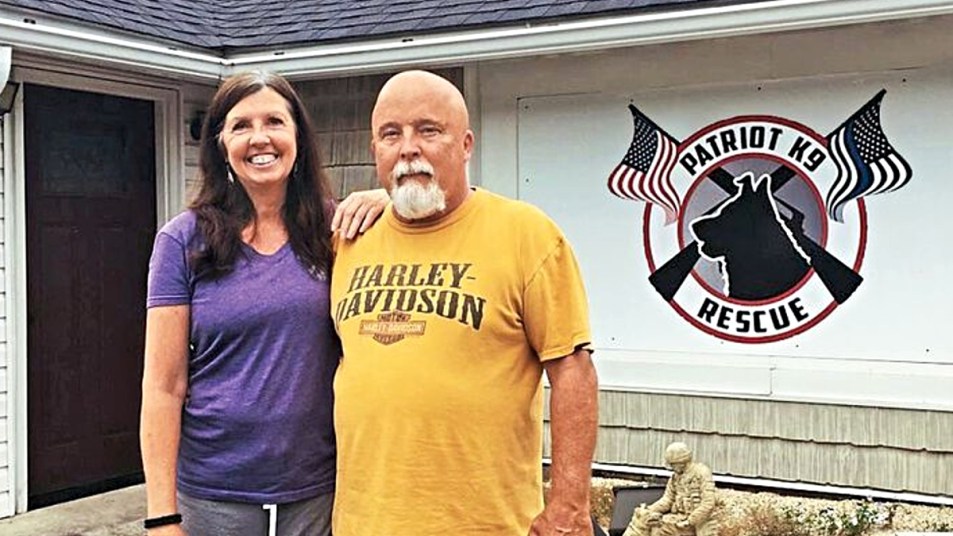 Patriot K9 Rescue founders, Dawn Nickles and Paul Oldt