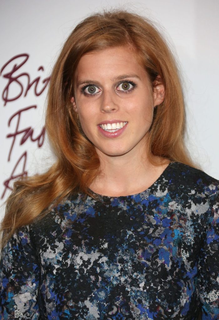 HRH Princess Beatrice arriving for The British Fashion Awards 2012 held at The Savoy, London. 27/11/2012 Picture by: Henry Harris