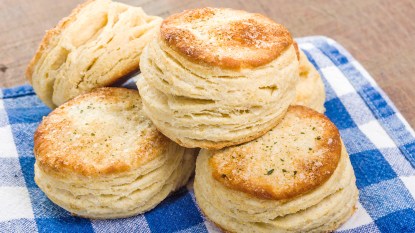 A batch of fluffy grated butter biscuits
