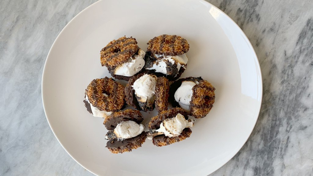 My test of samoa s'mores