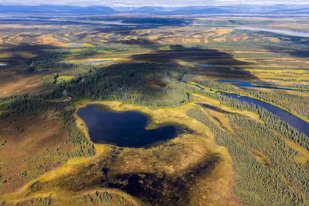 Beautiful,Aerial,Landscape,Of,Kobuk,Valley,National,Park,In,The