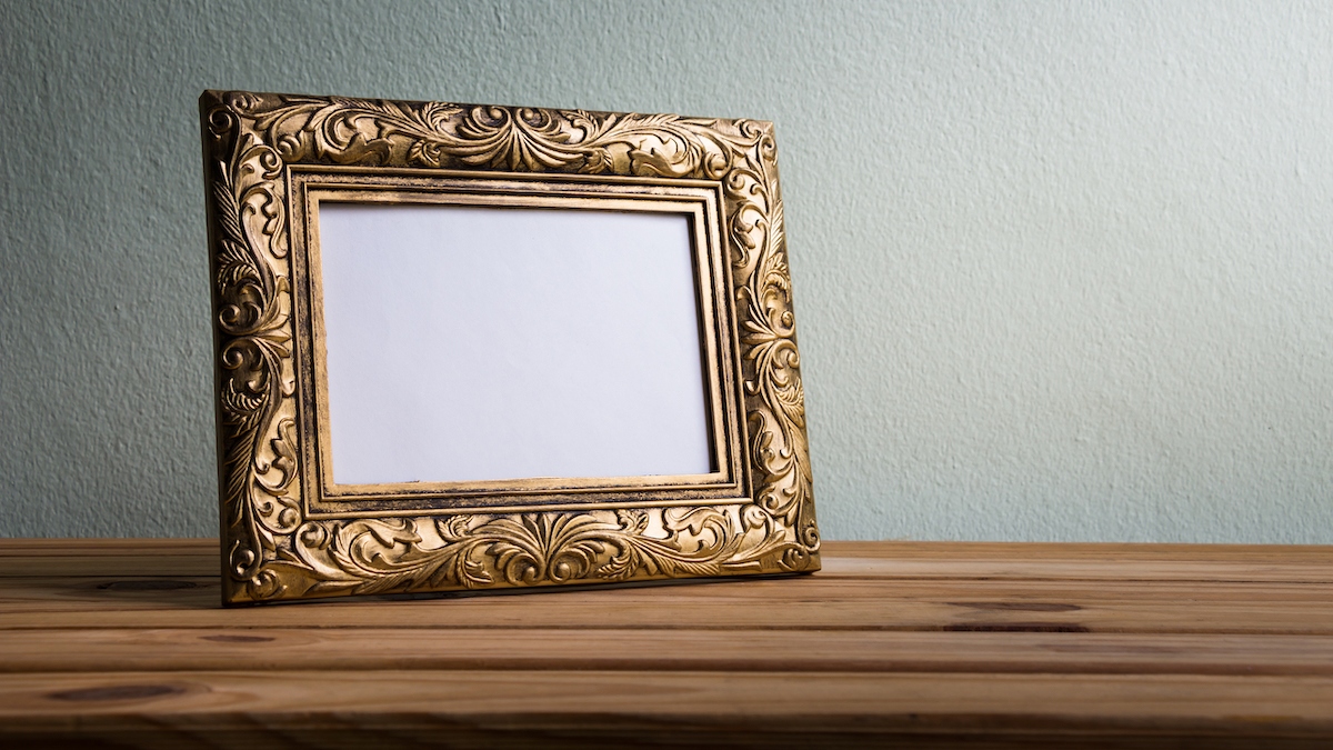 Wood Picture Frame Hack - Bigger Than the Three of Us