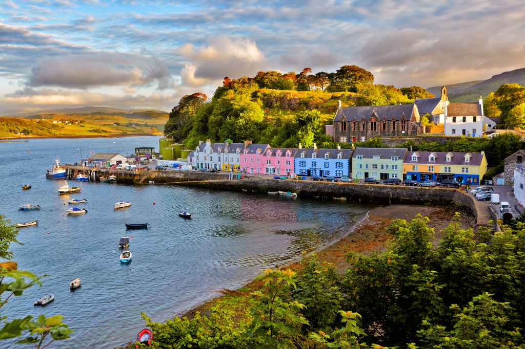 View,On,Portree,Before,Sunset,,Isle,Of,Skye,,Scotland