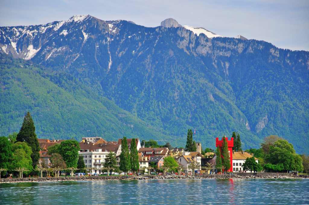 Panorama,Of,Vevey,,Switzerland