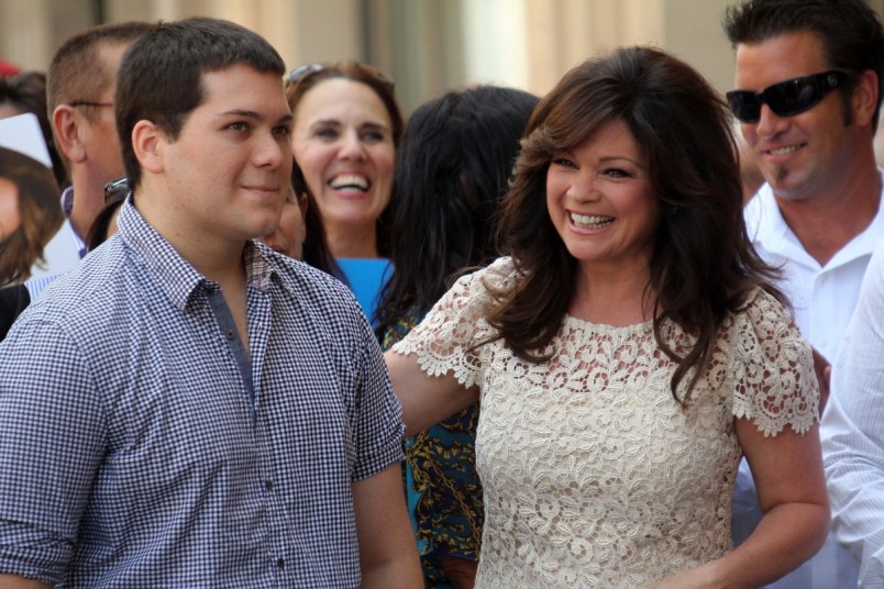 Wolfgang Van Halen and mother Valerie Bertinelli at the Valerie Bertinelli Star on the Hollywood Walk of Fame Ceremony, Hollywood, CA 2012